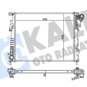 SU RADYATÖRÜ TRAFIC II-OPEL VIVARO-NISSAN PRIMASTAR 2.0DCI-CDTI 06   MT BRAZING 448x446x26 93854164