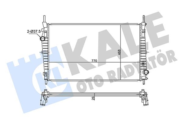 MOTOR SU RADYATORU FORD TRANSIT 3.2 TDCI 200PS 06 KLIMALI KLIMASIZ 8C168005AC-4944631-8C168005AB