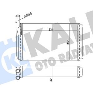 KALORİFER AL/MKNK 80-COUPE-90-PORSCHE 924-CADDY I-GOLF I-JETTA I-PASSAT-SANTANA-SCIROCCO 84 87 171819031A-171819031B-171819031C