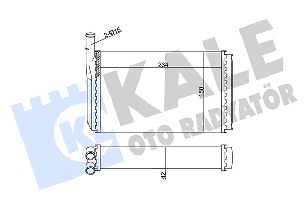KALORİFER AL/MKNK 80-COUPE-90-PORSCHE 924-CADDY I-GOLF I-JETTA I-PASSAT-SANTANA-SCIROCCO 84 87 171819031A-171819031B-171819031C