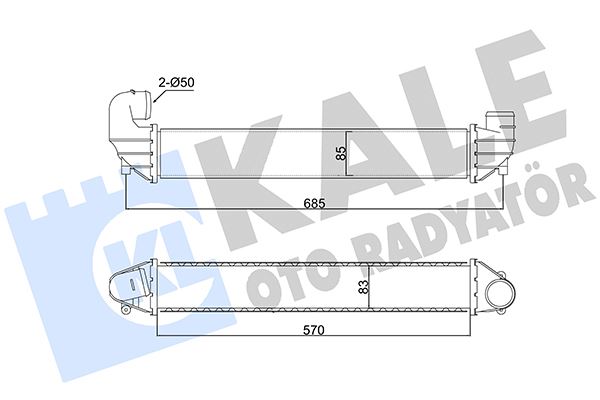 İNTERCOOLER GALAXY-SEAT ALHABRA-VOLKSWAGEN SHARAN 1.9 TDI 00 03 7M3145805-1109138-YM219L440BA