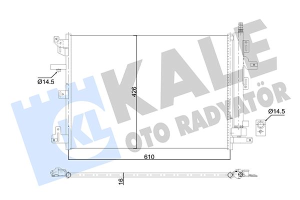 KLİMA RADYÖTÖRÜ KONDENSER VOLVO XC90 I 2.5T T6 3.2 V8 D3 D5 04 14 30648955-30781280-31369510