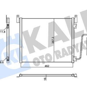 KONDENSER OPEL SIGNUM-VECTRA C GTS 1850117-12775542-12805059-13106817