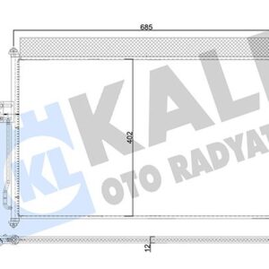 KONDENSER AL/AL ISUZU D-MAX 8980526342