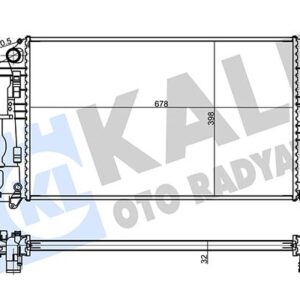 MOTOR SU RADYATORU MERCEDES SPRINTER B906 . VW CRAFTER 30-35-50 678X398X32