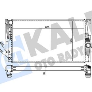 MOTOR SU RADYATORU BMW F10 F11 N20 17118672011