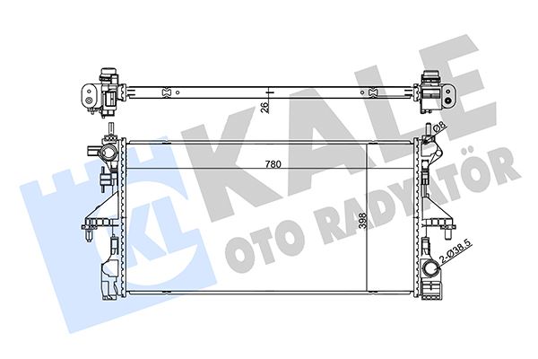 SU RADYATÖRÜ PEUGEOT BOXER-CITROEN JUMPER 2.0-2.2 BlueHDI 1680410280-1626264480-1613996380