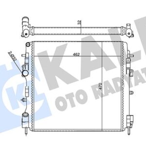 RADYATÖR KNG 1.5DCI-1.2-1.6 16V-1.9DCI AC KLİMASIZ MEK 470x460x27 7701473785-8200072713-8200209792
