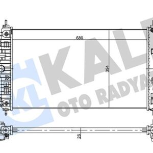 SU RADYATÖRÜ BRAZING OPEL INSIGNIA A 09 17 OTOMATİK 1.6 CDTI - 2.0 CDTI B16DTH-DTJ-B20DTH 95530545-39086761-13437347-1300374