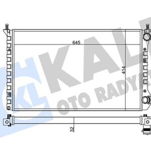 RADYATÖR FIAT DOBLO RADYATÖR AL/MKNK 645X414X32 46749005-46803039-51779231