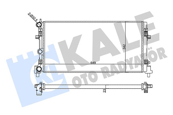 SU RADYATÖRÜ AUDI A1 10 SEAT IBIZA IV-TOLEDO IV 08 SKODA FABIA II-RAPID-ROOMSTER 06 VW POLO 09 1.2 1.6 1.9TDI 1.2 1.4TSI 1.2TFSI MT MEKANİK