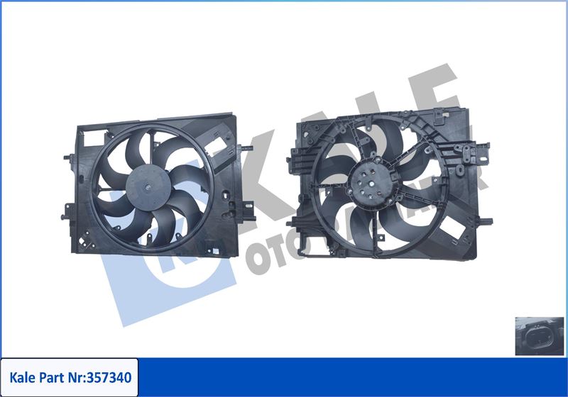 FAN MOTORU DAVLUMBAZLI RENAULT CLIO VCAPTUR II 1.0 TCE 19 REZİSTÖRSÜZ 12V 150W 2200RPM 214810411R
