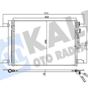 KONDENSER AUDI A3 1.0 1.4 1.5 2.0-Q2 1.0 1.4 1.6 2.0-Q3-TT 1.8 2.0 14- AL/AL