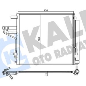 KONDENSER KIA PICANTO 1.0 1.2 MPI 17- AL/AL