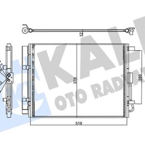 KONDENSER HYUNDAI ELANTRA 11-İ30-KIA CEED 12-CERATO III-PRO CEED CONDENSER AL/AL