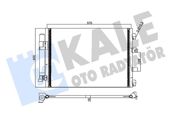 KLIMA RADYATORU KONDANSER FOCUS III 1.0 ECOBOOST -1.6TDCI 11 GRAND C-MAX 11 591 377 16