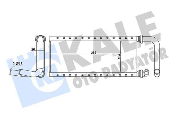 KALORİFER RADYATÖRÜ ISUZU NPR75 5.2L 4HK1 Euro4-5 04- BORULU - ALEMİNYUM 898047494054