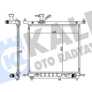 RADYATÖR AL/BRZ NISSAN MICRA IV 1.2 1.2 LPG 10 -15- MT