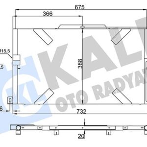 KLIMA RADYATORU DT244 DT224 DEFENDER L316 07 16