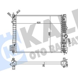 RADYATÖR OPEL MOKKA 1.4-1.6 12- MOKKA X 1.4-1.6 CDTI 12- 1300365-1300366-42418327-94552132