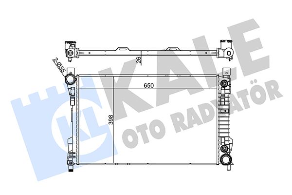 MOTOR SU RADYATORU MERCEDES W203 CL203 S203 C209 A209 R171 A2035000303