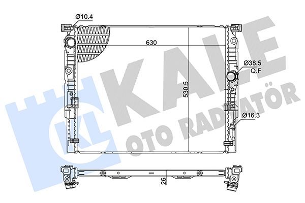 MOTOR SU RADYATORU BMW B48 G30 F90 G31 G32 G11 G12