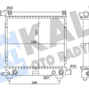MOTOR SU RADYATORU MERCEDES M111 W124 S124 KLIMASIZ