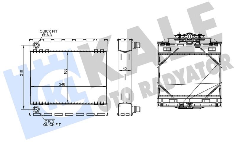 ILAVE SU RADYATORU SAG BMW F10 F01 F06 F07 F12 F13