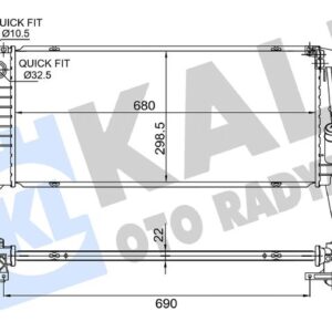 MOTOR SU RADYATORU BMW B37 B47 F45 F46 F48 . MINI F54 F55 F56 F57 F60