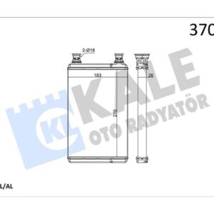 KALORIFER RADYATORU MERCEDES S-CLASS W221 05 13 A2218300061