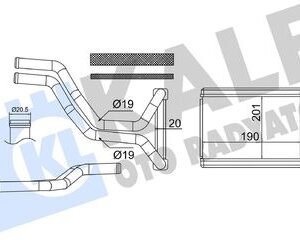 KALORİFER RADYATÖRÜ HYUNDAI İ10 1.0L 1.2L G3LA G4LA 14-19
