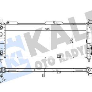 SU RADYATÖRÜ OPEL CORSA B-COMBO-TIGRA 1.2I 1.4I 1.6I 16V 93 AT AC BRAZING 680x273x28 52459323-1300152-1300153-52459322