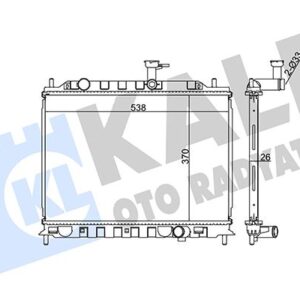 RADYATÖR KIA RIO II AL/PL/BRZ 375x538x26