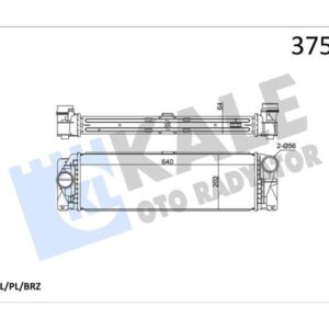 TURBOSARJ RADYATORU MERCEDES SPRINTER B907 B910 18 A9075011600