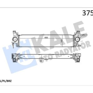 TURBOSARJ RADYATORU MERCEDES VITO W447 14 A4475010501