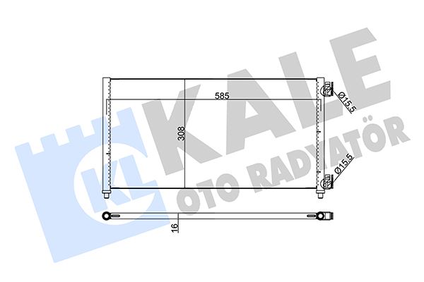 KLİMA RADYATÖRÜ KONDENSER FIAT DOBLO 01 IDEA 04 PUNTO 03 LANCIA YPSILON 06 11 1.2 1.3JTD 1.4 1.9JTD 46820833-51732993-51802116-51804991