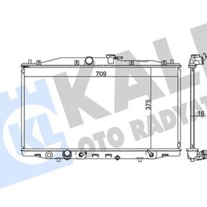 RADYATÖR ACCORD VII AL/PL/BRZ 375x708x16