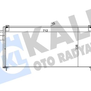 KLİMA KONDENSERİ SUBARU FORESTER AL-AL 712X338X16