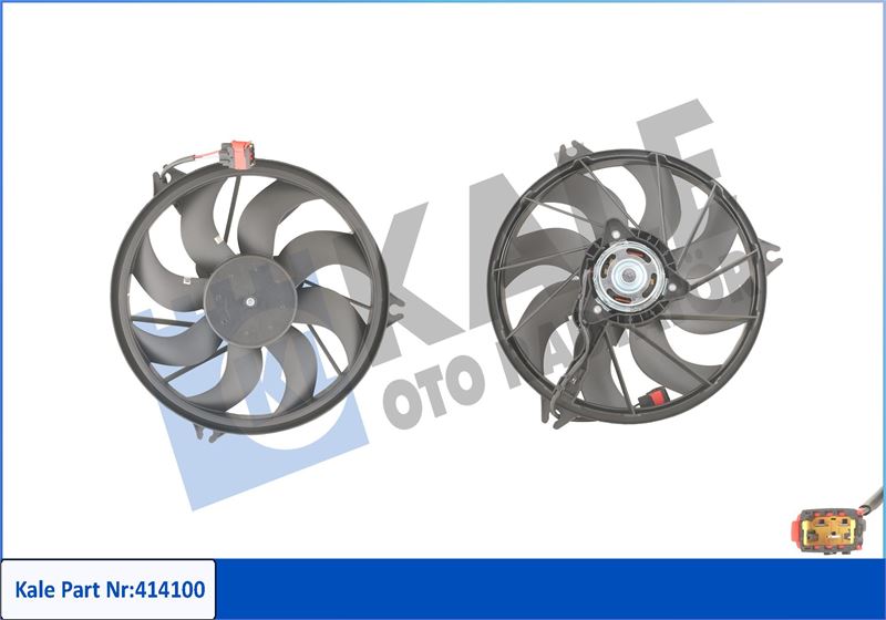 FAN MOTORU DAVLUMBAZLI P206 1.1-1.4-1.4-1.6-2.0 16V-1.6HDI-2.0HDI 98 250W-385mm 1253.C9-1253.R7-1254.87