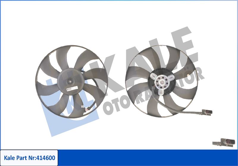 FAN MOTORU DAVLUMBAZLI SEAT CORDOBA-IBIZA-SKODA FABIA-POLO 130-60W-394mm 2001-2009 6Q0959455D