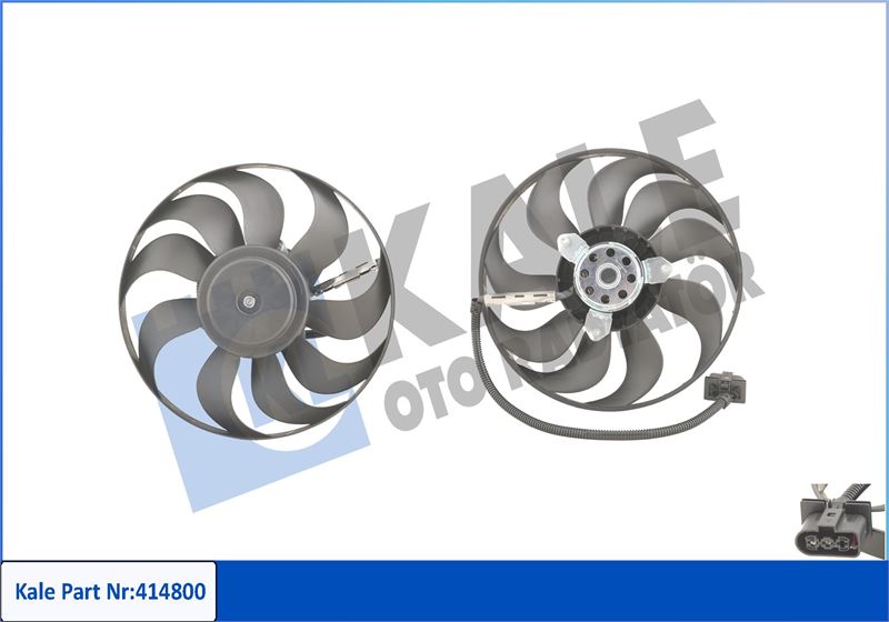 FAN MOTORU DAVLUMBAZLI SEAT LEON-TOLEDO II-SKODA OCTAVIA-VW BORA-GOLF IV 100-60W-292mm 1J0959455P