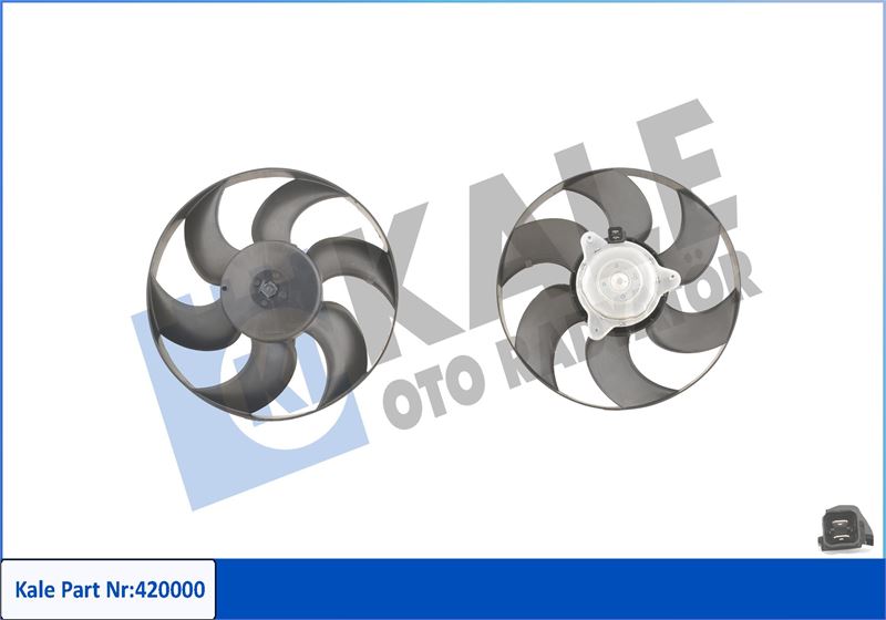 FAN MOTORU PERVANE CITROEN XANTIA-XSARA PEUGEOT P306 220W-320mm 1253.J4-1253.74-1253.33-1253.66