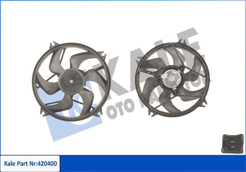 FAN MOTORU DAVLUMBAZLI PARTNER II-BERLINGO III-XSARA PICASSO 1.6HDI 460W-385mm 1253.C8
