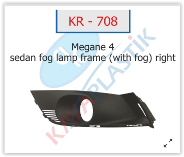 SİS FAR ÇERÇEVESİ SAĞ MGN 4 SEDAN MODEL SİSLİ 261522924R-261528419R