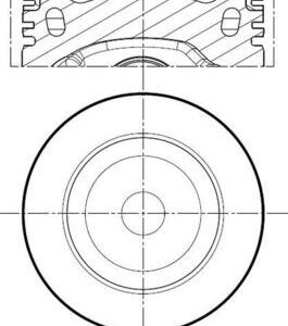 PİSTON SEGMAN CRAFTER-AMAROK-PASSAT 81mm CKUB-CKTB-CFFA-CFFB-CFGB-CFGC-CNFA-CNFB STD 03L107065AG-03L107065S-03L107065AA