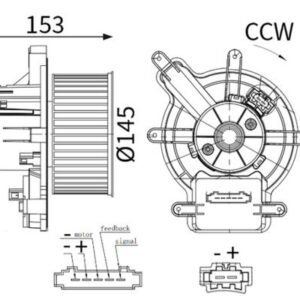 KALORİFER MOTORU PEUGEOT P3008-P5008 BLOWER CITROEN DS5 09