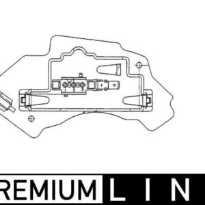 KLIMA FAN REGULATORU MERCEDES E-CLASS W210 S210 A2108206110