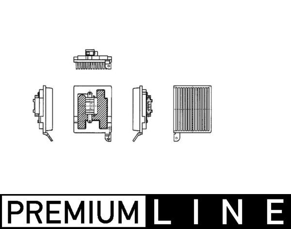 KLIMA FAN REGULATORU MERCEDES VITO W639 03