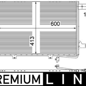 KLIMA RADYATORU TAVAN MERCEDES SPRINTER B906 06 . VW CRAFTER 30-35-50 A0018300370-2E0820413A