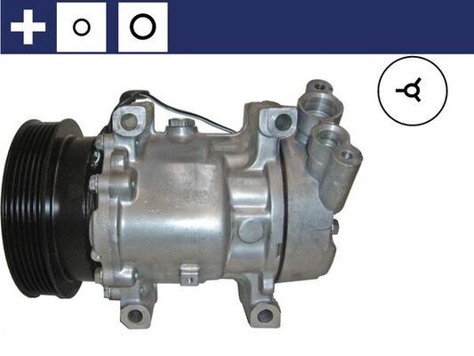 KLİMA KOMPRESÖRÜ CLIO I II SYMBOL 1.4-1.6 16V-1.5 DCI 01 KNG 1.4-1.6 16V-1.5 DCI 97 125mm 6 KANAL 8200953358-7700273801-8200600117